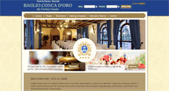 Desktop Screenshot of hotelbaglioconcadoro.com